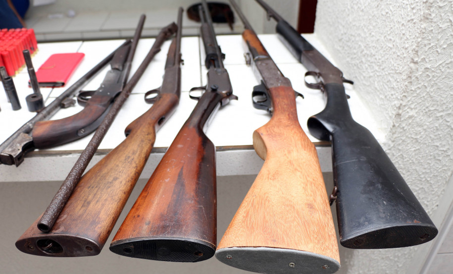 Armas apreendidas