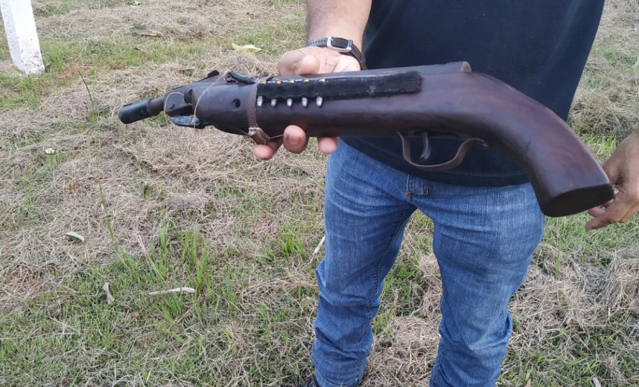 Garrucha é apreendida em Foz do Iguaçu