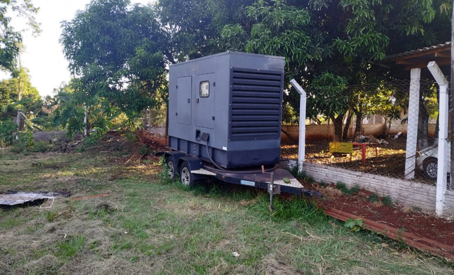 Gerador é recuperado durante cumprimento de mandado em Foz do Iguaçu