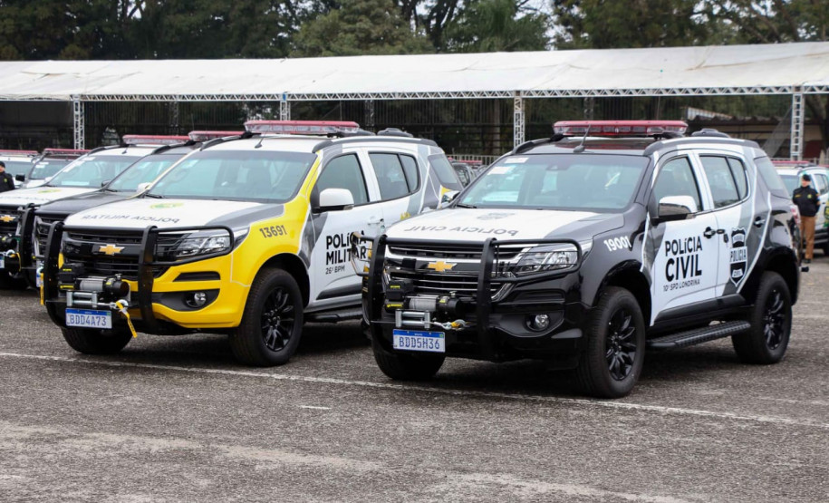 viaturas da pcpr e da pmpr