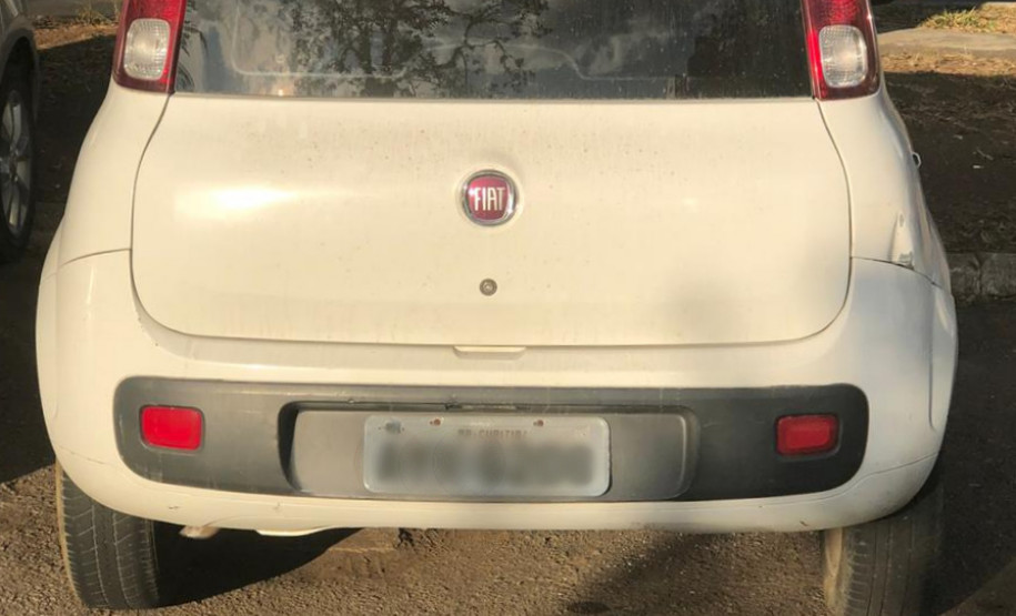 Parte traseira do veículo