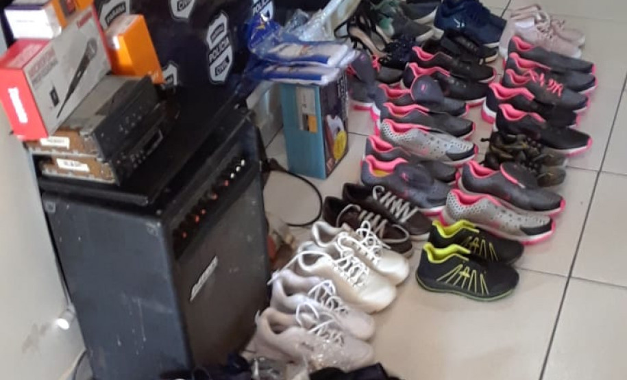 Diversos produtos recuperados