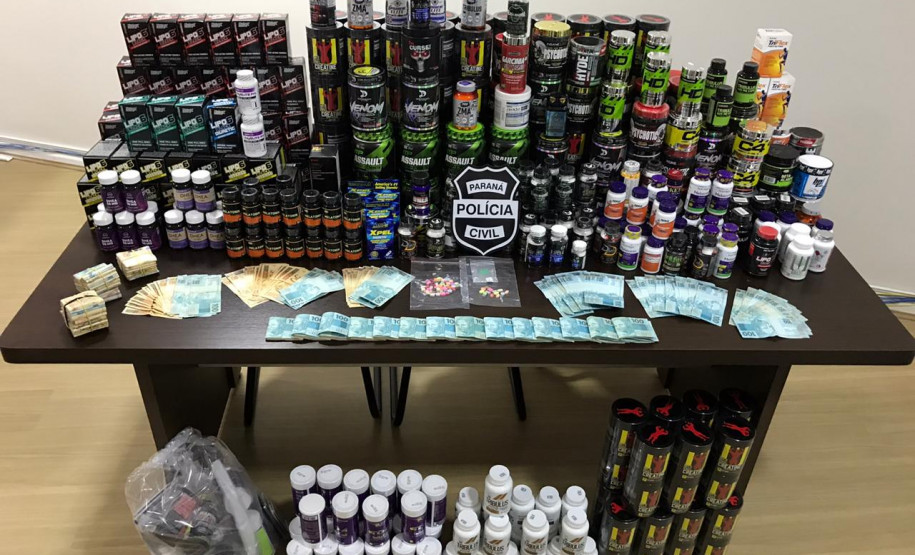 Produtos apreendidos