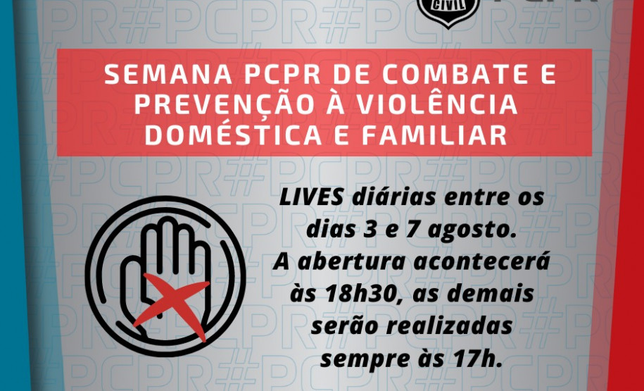 Banner com informações sobre a semana