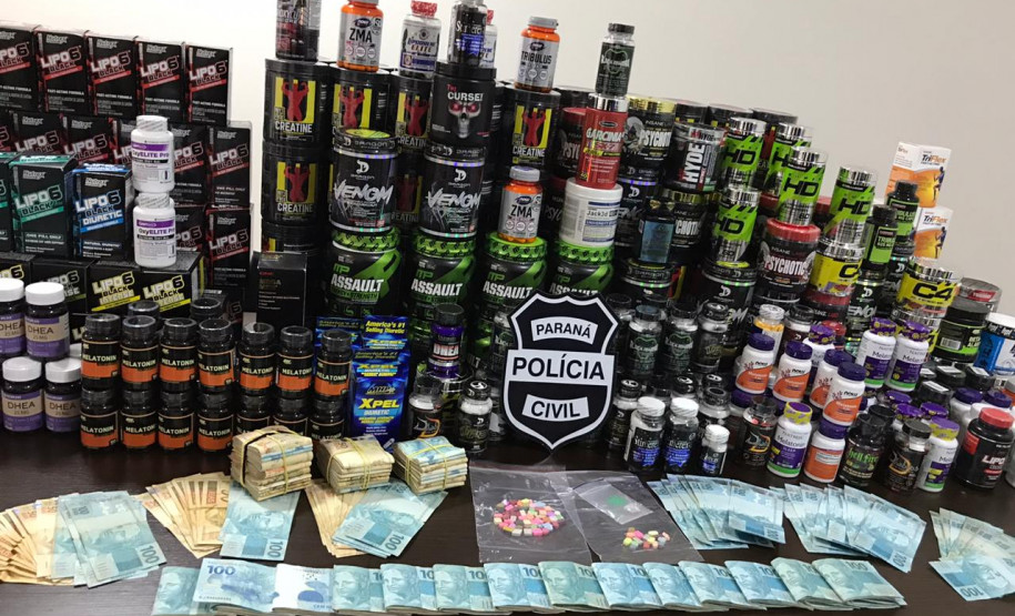 Produtos apreendidos