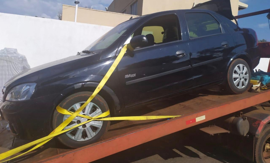 Carro apreendido