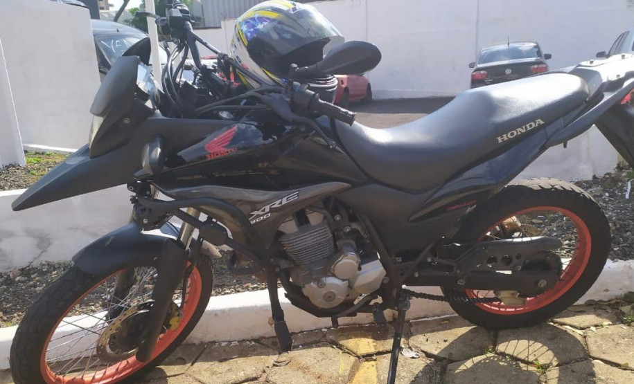 Motocicleta apreendida