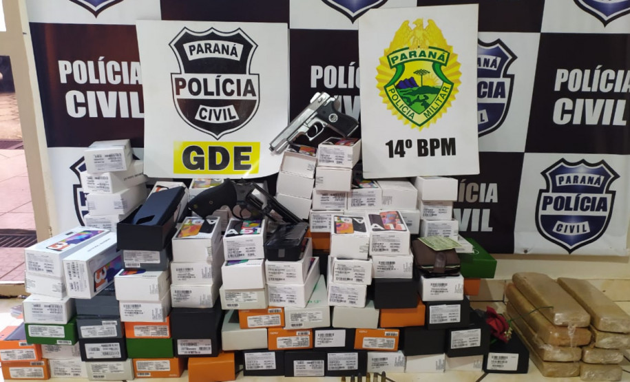 Materias recuperados e apreendidos