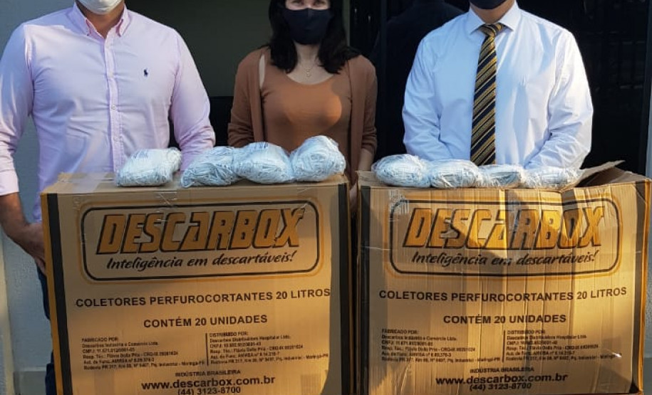 PCPR recebe doação de 10 mil máscaras descartáveis