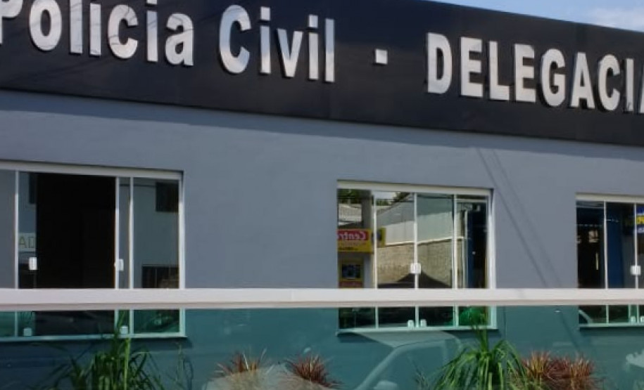 Fachada da delegacia