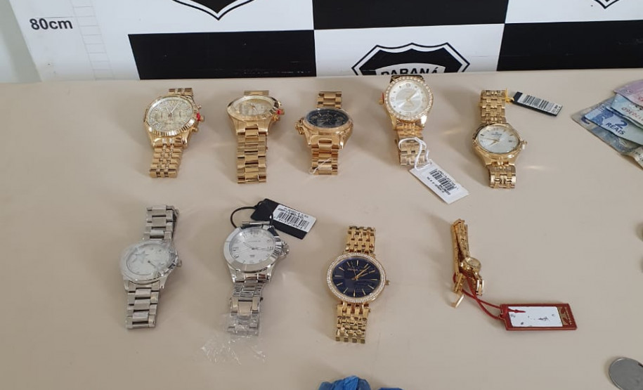 PCPR prende suspeito de furto de relógios avaliados em R$ 11 mil em Arapoti
