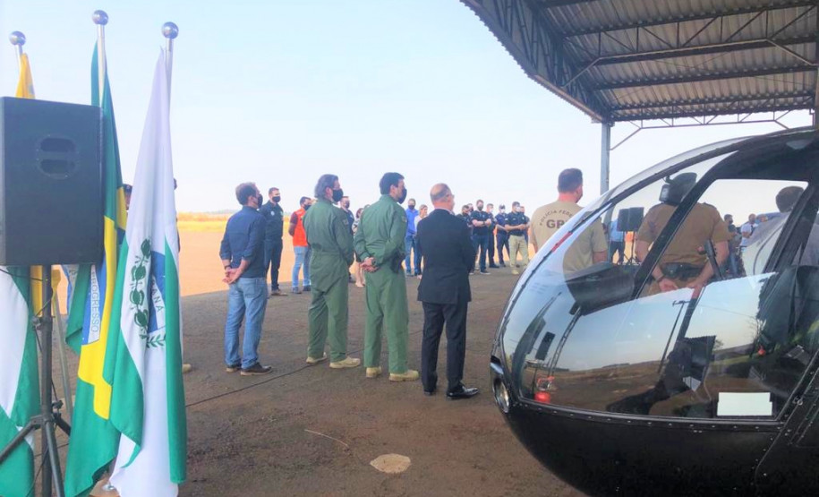 PCPR inaugura base aérea no oeste do Paraná