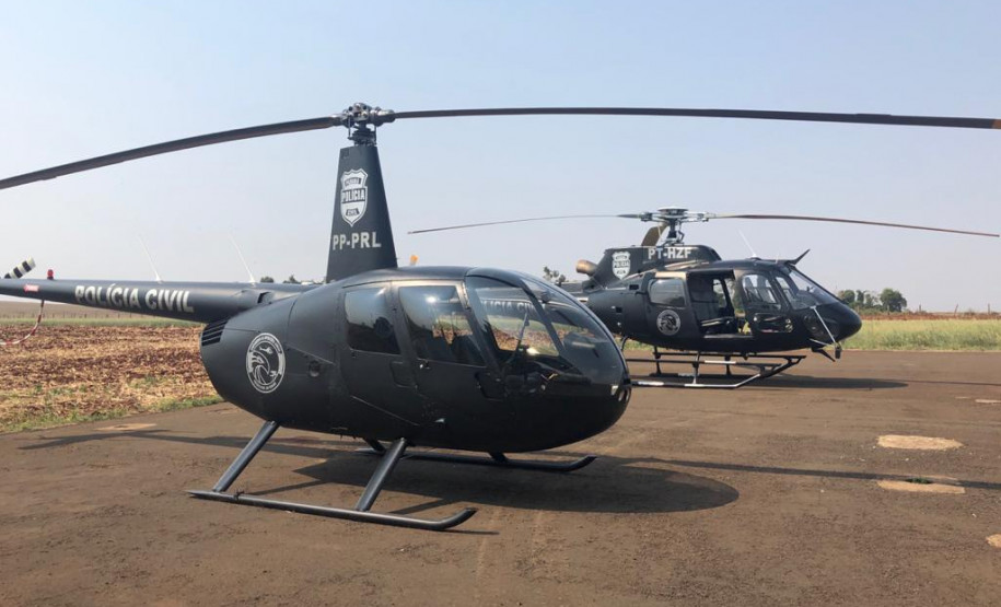 PCPR inaugura base aérea no oeste do Paraná