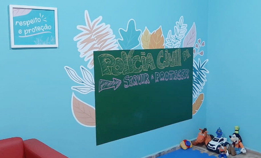 Espaço exclusivo da delegacia