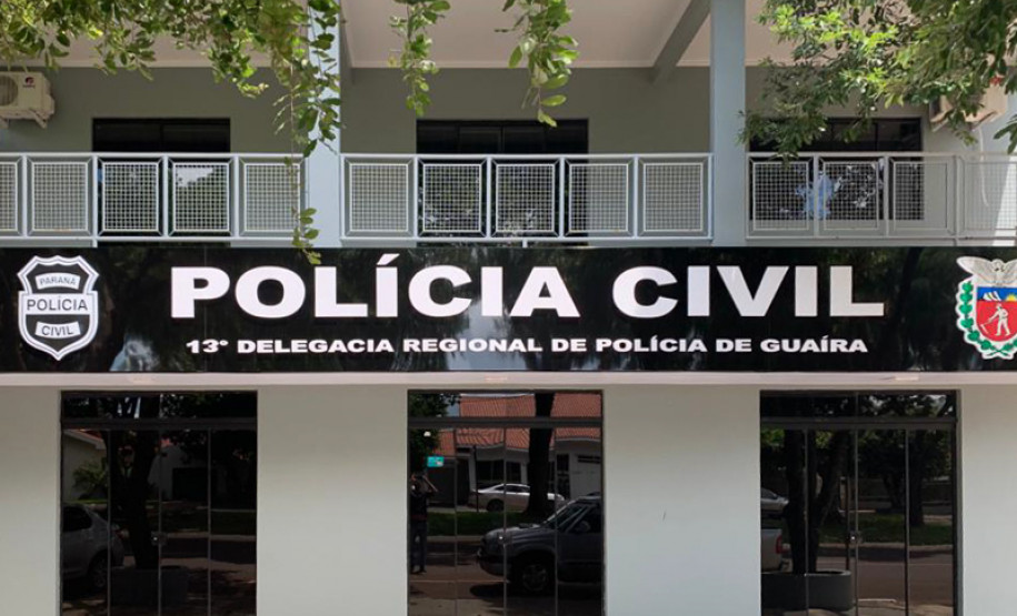 Fachada da nova delegacia de Guaíra