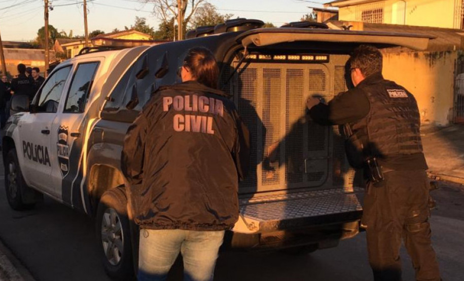 PCPR prende suspeitos de envolvimento em homicídio em Alvorada do Sul