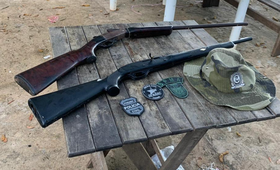 PCPR prende homem em posse de duas espingardas em Querência do Norte