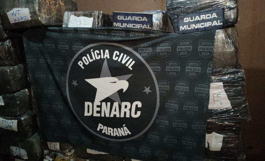 PCPR e GM apreendem mais de uma tonelada em Foz do Iguaçu  