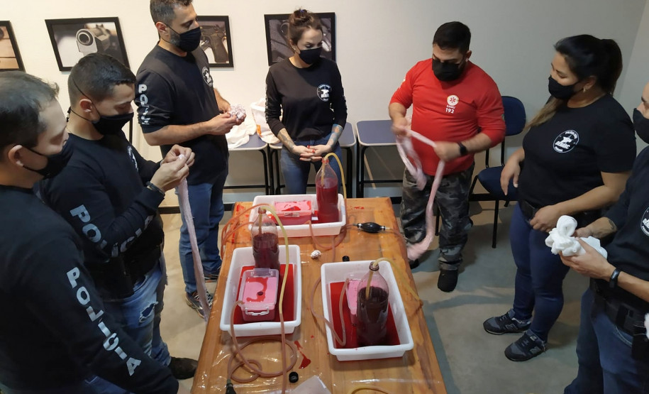 Participantes do curso reunidos