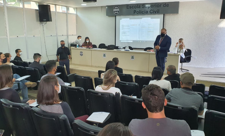 Formandos da PCPR escolhem lotação para trabalhar no Paraná