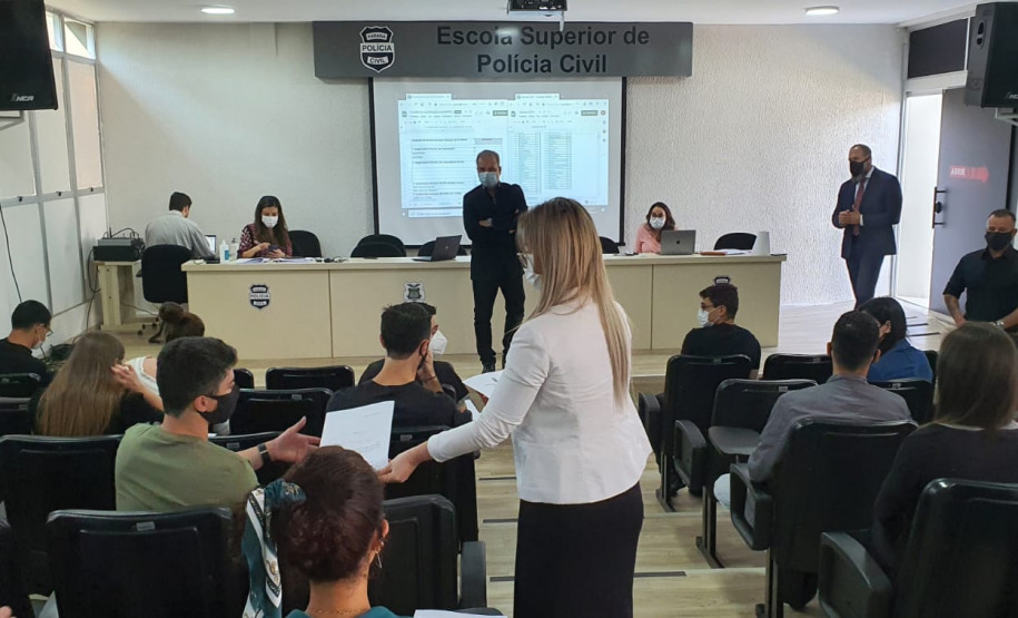 Formandos da PCPR escolhem lotação para trabalhar no Paraná
