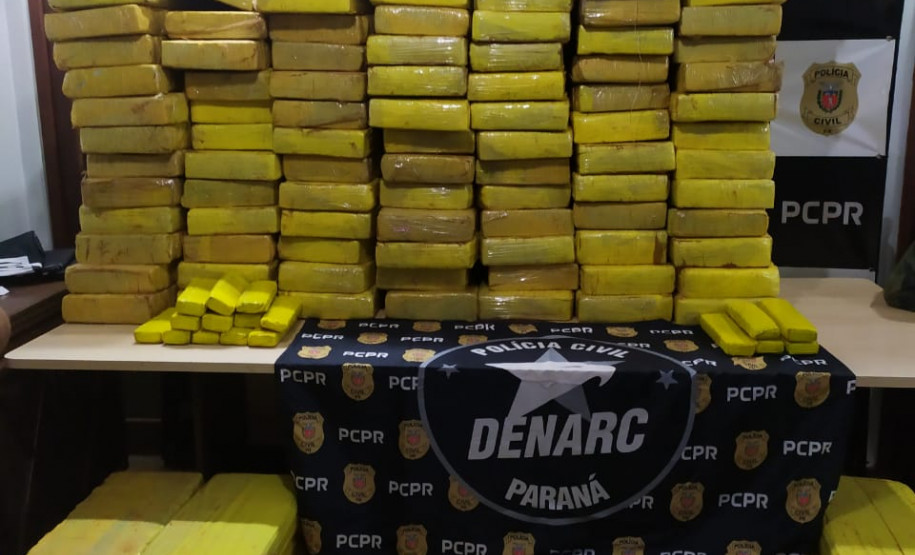 PCPR apreende 1 tonelada de maconha em Cascavel