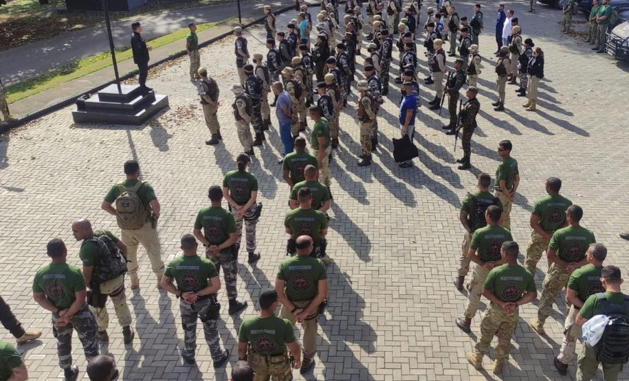 Participantes do curso reunidos