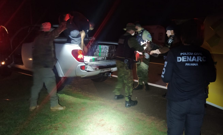 Momento da apreensão