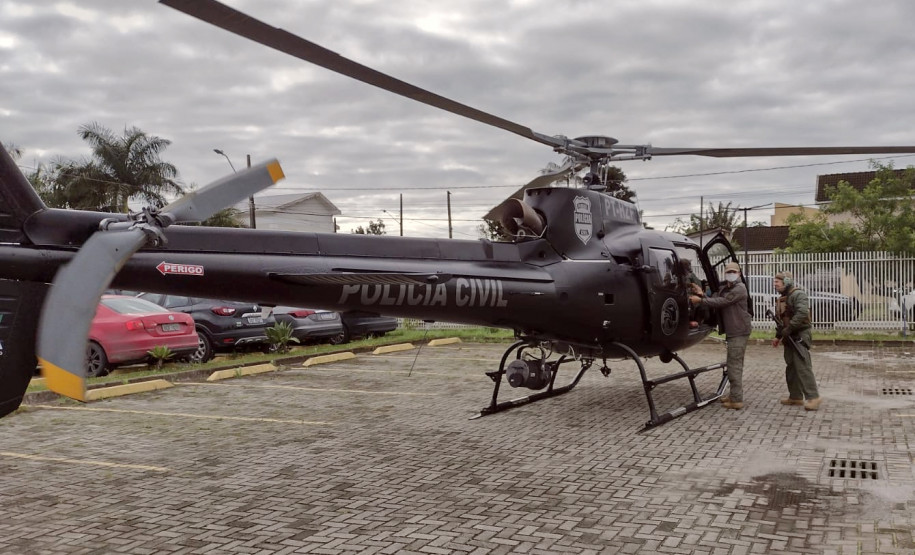 Helicóptero da polícia civil