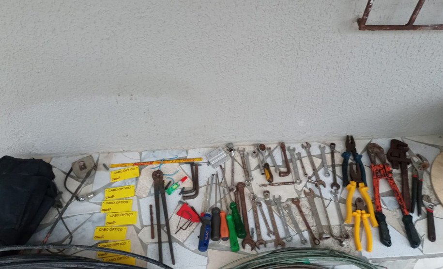 Equipamentos usados em furto são apreendidos em Guaratuba