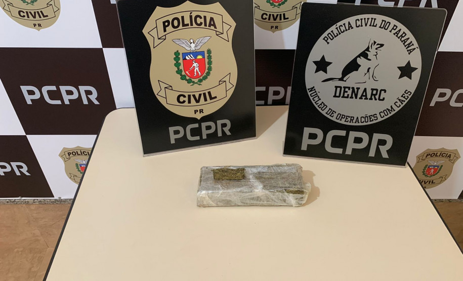 Policias civis apreendem droga em Maringá