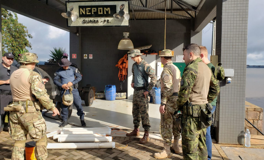 Policiais são instruídos sobre explosivos em Guaíra