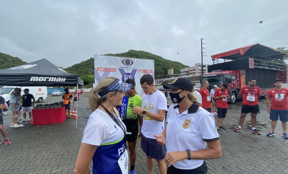 PCPR participa de corrida de rua em Guaratuba
