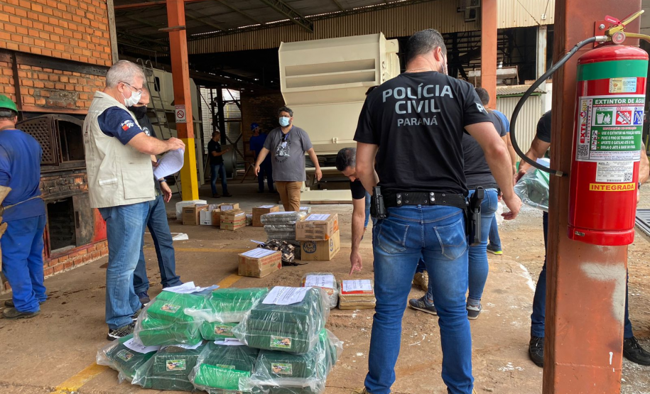 PCPR incinera 533 quilos de drogas em Londrina