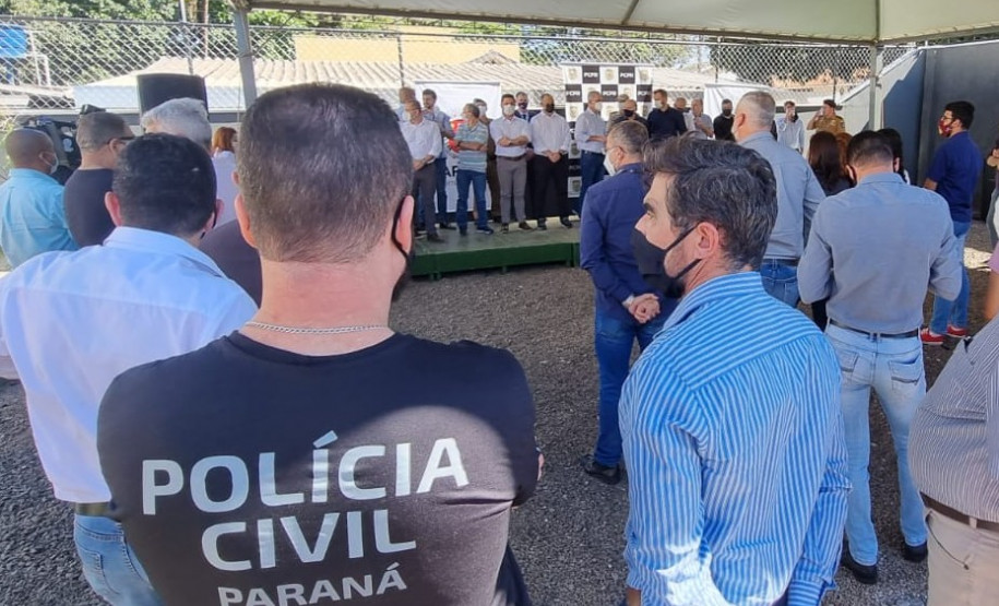 Evento de inauguração do NOC