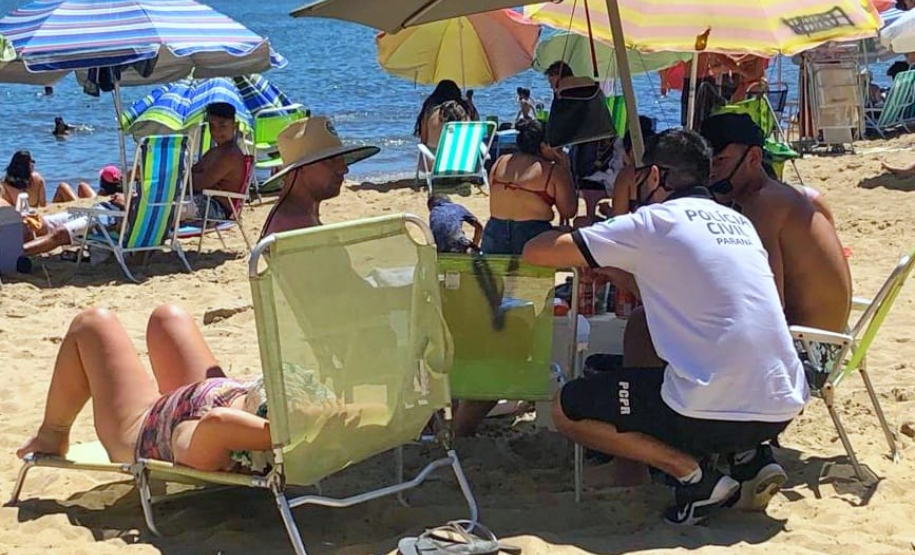 PCPR orienta veranistas sobre uso de caixas de som em alto volume nas praias