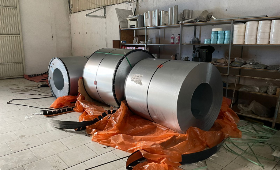 PCPR prende três pessoas por receptação e recupera carga de bobinas de aço avaliada em R$ 280 mil