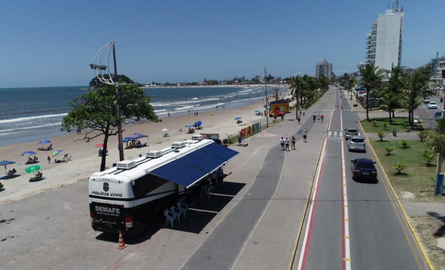 PCPR utiliza drones para monitoramento durante a Operação Verão
