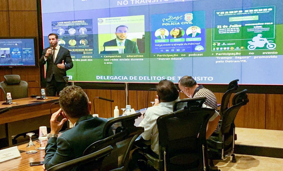 PCPR faz reunião no Cetran para falar sobre a redução de mortes no trânsito