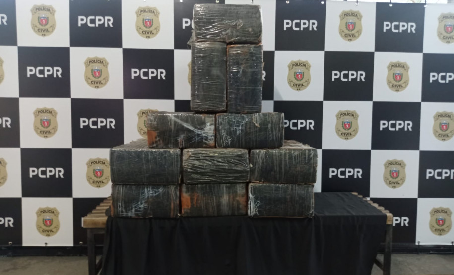 PCPR prende quatro pessoas por tráfico de drogas e apreende 265 quilos de maconha