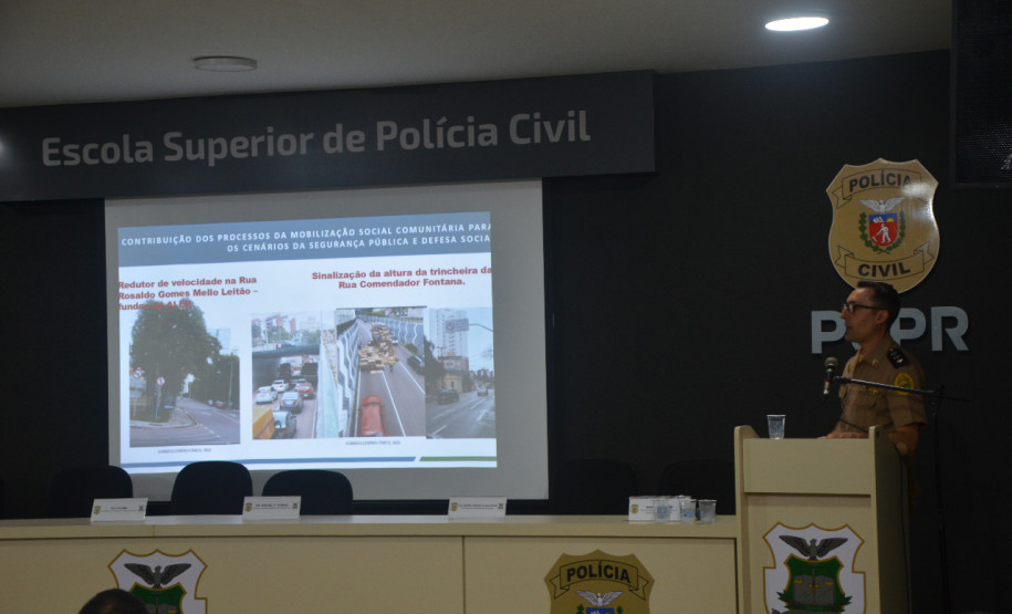 PCPR realiza seminário integrado com agentes da segurança pública e Consegs em Curitiba