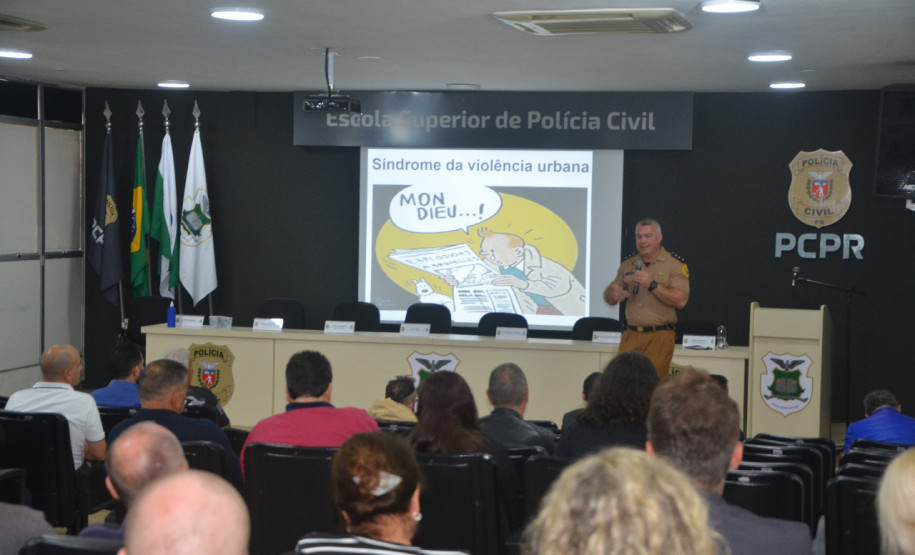 PCPR realiza seminário integrado com agentes da segurança pública e Consegs em Curitiba