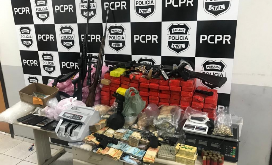 PCPR prende quatro pessoas em flagrante ligadas à organização criminosa responsável por tráfico de drogas