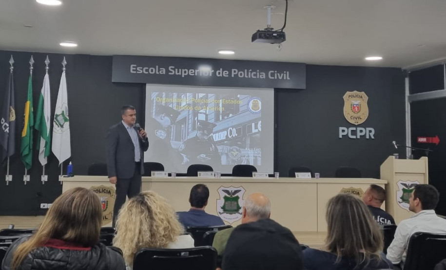 PCPR recebe palestrantes do Serviço de Segurança Diplomática dos EUA