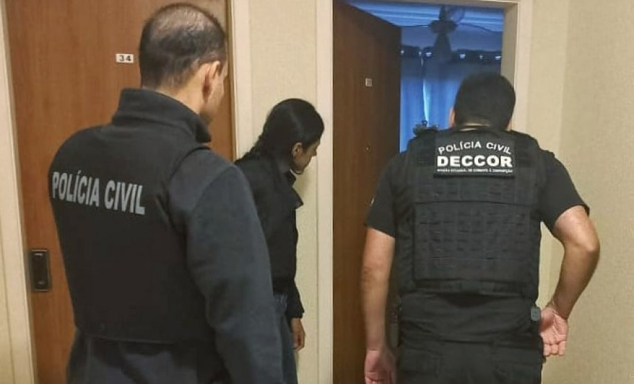 Policiais civis em operação