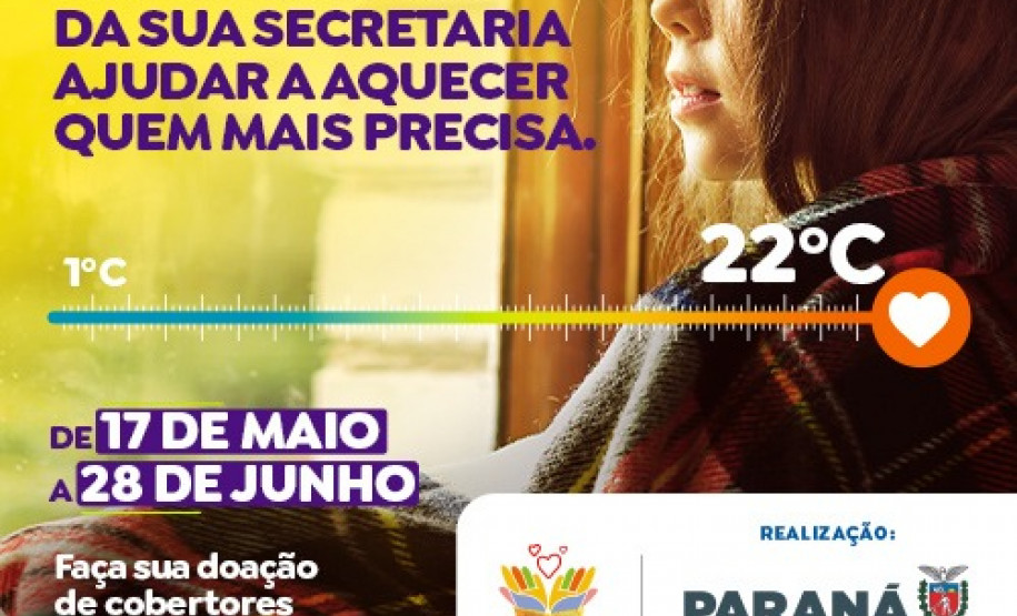 PCPR contribui com a campanha Aquece Paraná