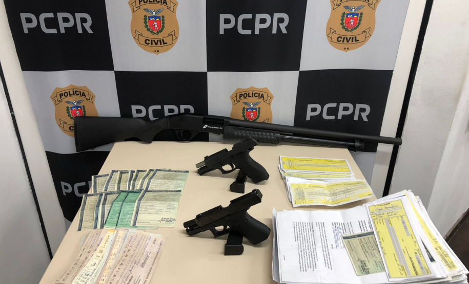 PCPR e GM de Araucária cumprem 16 mandados de busca ligado a suspeito de agiotagem