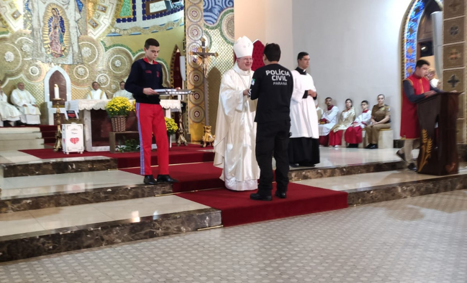 PCPR participa de missa pela proteção da Segurança Pública