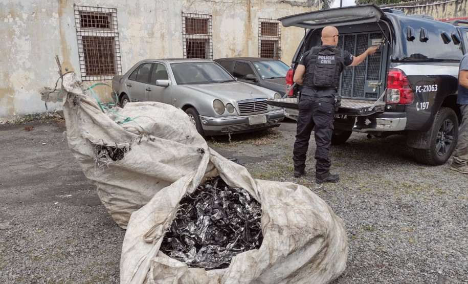 PCPR prende em flagrante suspeitos de receptação durante operação contra furtos e roubos de cabos