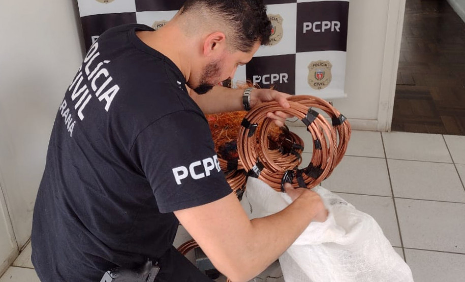 PCPR prende em flagrante suspeitos de receptação durante operação contra furtos e roubos de cabos